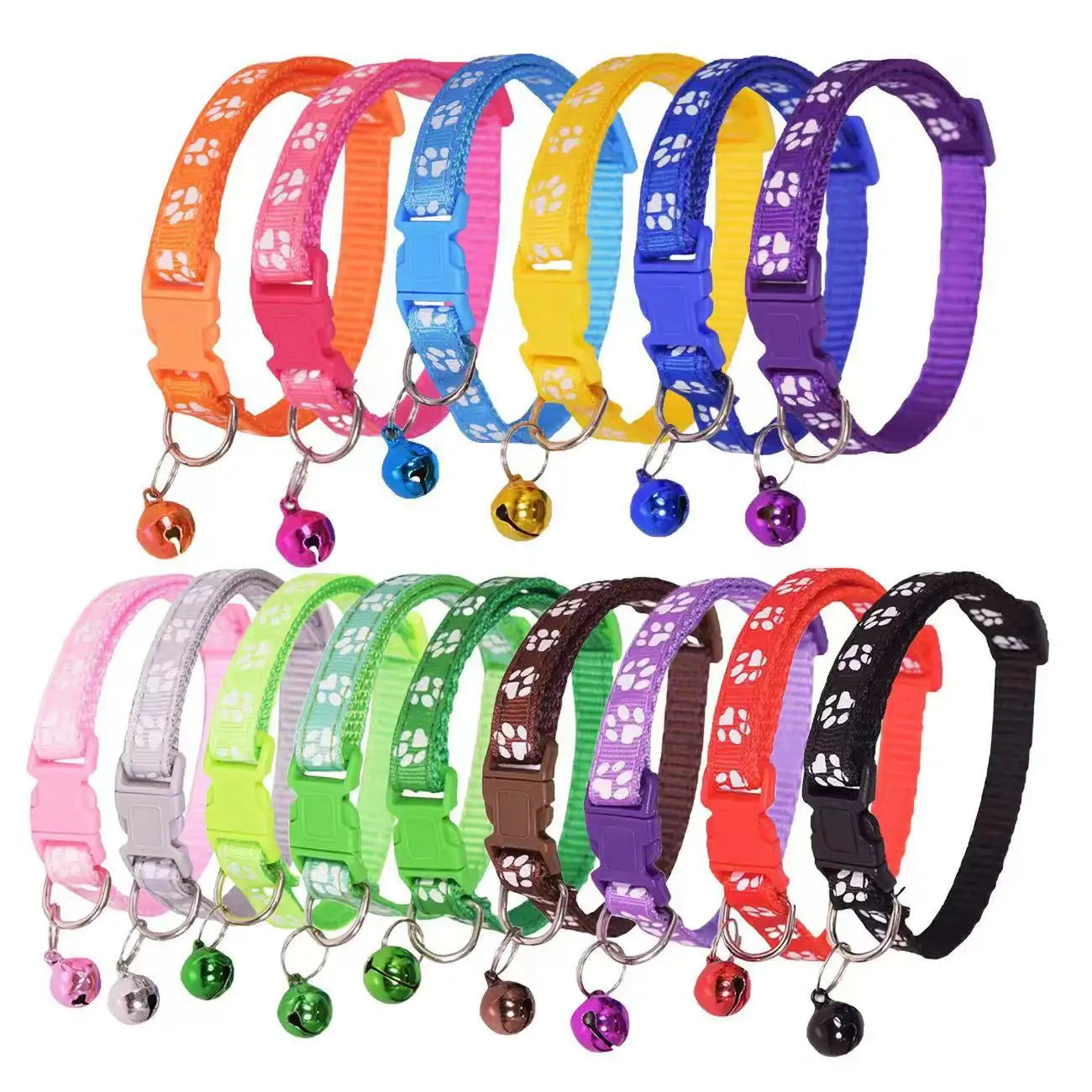 Adjustable Puppy Collar with Bell | Soft & Comfortable | Cute & Durable | For Small Dogs & Cats