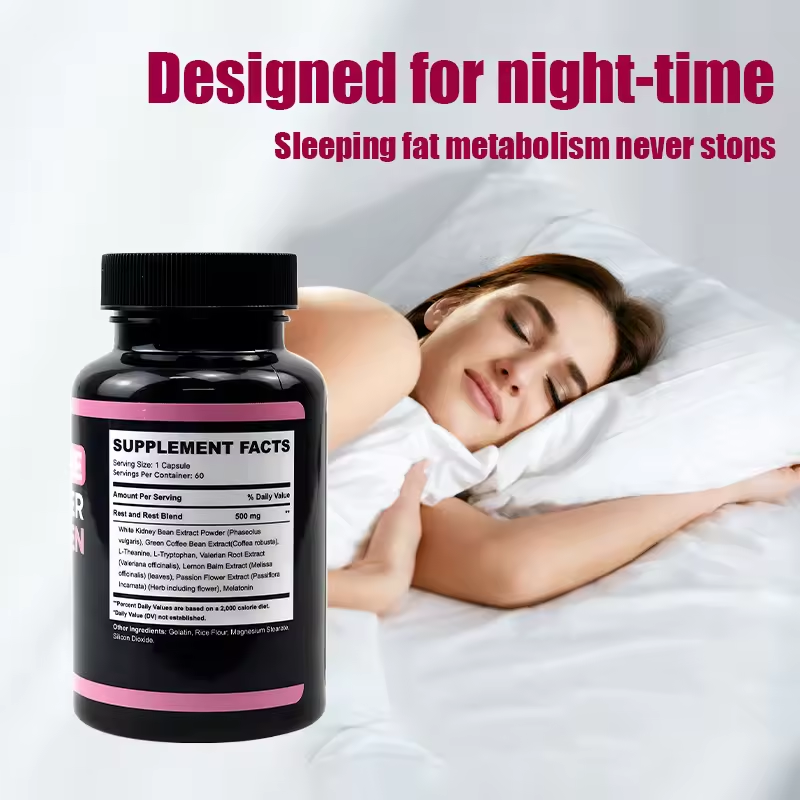 Night Time Fat Burner for Women | Appetite Suppressant & Metabolism Booster | 60 Capsules